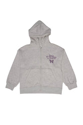 ZARA TEXT DETAIL ZIPPED HOODIE - Smgarment's